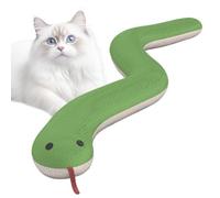 Derwrtup Indoor Cat Snake Toy - Snake Shape Kitten Chewing Toy Stuffed | Flexible Animal Doll Small and Medium Sized Cats Pulling Biting Figure for Shelter, Backyard