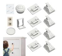 Derwrtup Magnetic Locks for Cupboards, Magnetic Cabinet Locks, Invisible Drawer Lock, Child Safe Cabinet Locks, Child Safe Drawer Locks for Kitchen, Cabinet Door Locks