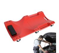 Derwrtup Mechanic's Stool with Wheels, Garage Roller Stool, 90 cm, Soundproof Trolley with Wheels and Non-Slip Surface for Lying or Sitting When Changing Tyres and Changing Oil in the Workshop