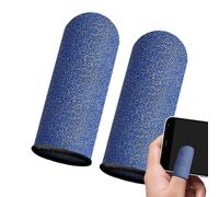 Derwrtup Mobile Phone Game Finger Cases, Mobile Game Finger Case, Pack of 2 Anti-Sweat Finger Protection Made of Carbon Fibre, Lightweight Game Finger Cases to Improve Finger Sensitivity and Touch