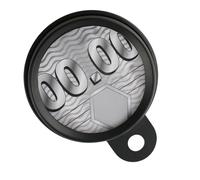 Derwrtup Motorcycle Tax Holder, Cycling Card Hanger, Weatherproof Round Tax Disc for Motorcycle Scooter Riding Cycling for Hiking
