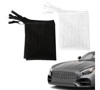 Derwrtup Pack of 2 Car Grille Net, 39.37 x 27.55 Inch Car Front Grille Net, Radiator Protection Net for Shielding the Vehicle Cooler, Prevents Stones, Dirt, Car Exterior Accessories