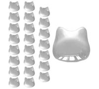 Derwrtup PC Keyboard Stickers for Long Nails - Pack of 24 Numeral Pad Covers, Raised Cat Head Design Keyboard Cover, for Women, Men, Teenagers, Students, PC, Desktop, Computer, Game, Work