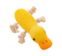 Derwrtup Plush Toy for Dogs - Duck Shape with Squeaky Function, Toy for Activity for Dogs - Against Boredom for Playtime Home Travel Indoor Activity and Entertainment