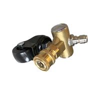 Derwrtup Pressure Washer Adapter Wheel | 6.35 mm Quick Coupling No Creep Required | Chassis Cleaner Wheels Accessories - For Driveway Garage Professionals Technicians RV Owners and