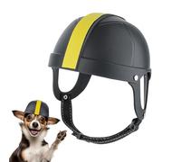 Derwrtup Protective Helmet for Dogs - Hat Motorcycle Riding Bicycle Hard Safety Hat - Bicycle Outdoor Protective Hat Adjustable and Stylish for Walking with Cats and Dogs