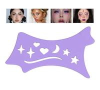 Derwrtup Silicone Winged Tip Eyeliners Contour | Flexible Eyeliners Stencils - Contour Eye Liners Guide Reusable Cleaning Cloths for Women