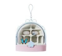 Derwrtup Silkworm Breeding Box, Transparent, Breathable Small Animal Breeding Container, Pet Terrarium for Indoor Breeding, Science Projects, Outdoor Activities, Nature Observation, Teaching