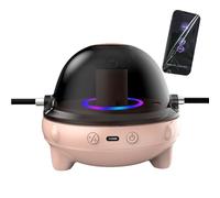 Derwrtup Smart Jump Rope Machine | Rechargeable Skipping Counter with Music - 10 Speeds Adjustable Digital Rope Skipping Machine for Home, Workout, Fitness, Training