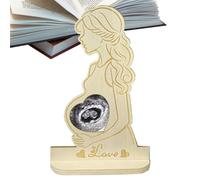Derwrtup Sonogram Photo Frame, Picture Frame for Ultrasound Photos, Sonogram Picture Ornament, Ultrasonic Picture Keepsake Frame, Sonogram Picture Ornament, Mothers Baby Sonogram Frame for Parents