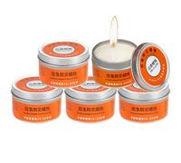 Derwrtup Survival Candle, Set of 5, Odourless Emergency Light Candles, 20-30 Hours Burning Time, Versatile Outdoor Accessories for Camping, Crisis Prevention & Emergency Lighting