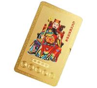 Derwrtup Tai Sui 2025, 2025 Tai Sui Protection Cards | Traditional Chinese Cards Copper - Blessing Card Collectibles Chinese New Year of the Snake for Success and Prosperity