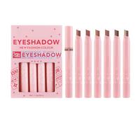 Derwrtup Two-Tone Eyeshadow Pen, Cream Eyeshadow Pen, Two-Tone Eyeshadow Pencil Makeup | Eyeshadow Pen, Shimmering Eyeshadow Pencil Set for Friends, Family