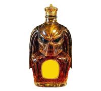 Derwrtup Whiskey Bottle - 300 ml Bourbon Decanter, Airtight Seal 3D Design Empty Vessel for Wine Drinks Home Cellar Commercial Presentation
