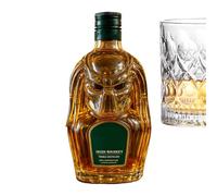 Derwrtup Whiskey Carafe for Spirits 30cl Decanter - Airtight Lid Empty Container for Wine Drinks Home Vaulted Society Commercial Presentation