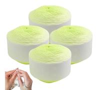 Derwrtup Yarn for crochet work, 4-piece gradient yarn, wool for blankets, for hobbyists, quilting projects, for embroidery, for fabric repair, for scarf making, for