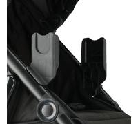 Deryan Adapter Compatible with Bolt Jogger Combination Pushchair and Selected Baby Car Seats from Maxi-Cosi, Joie, Cybex, Kinderkraft, Nuna (not compatible with all models) - Black