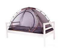 DERYAN Bedtent - 200x90cm - Black - < 1mm Mosquito Net - Protects Your Sleeping Child Against Mosquitoes and Insects - Including Carrying Bag