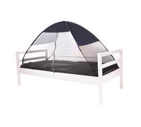 DERYAN Bedtent - 200x90cm - Pop-Up System - Grey - < 1mm Mosquito Net - Protects Your Sleeping Child Against Insects - Including Carrying Bag