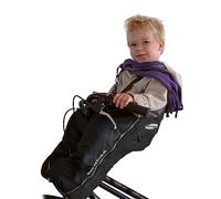 DERYAN Bike-A-Way - Unique, Nice and Warm Foot Muff - User-Friendly - with Poncho - Protects Your Child Against The Cold, rain and Snow - Ideal When The Weather Changes