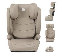 Deryan Charlie i-Size Child Seat 100-150 cm - Group 1/2/3, 9-36 kg, 3.5 to 12 Years, Child Car Seat with Belt Attachment - Adjustable Headrest, Side Impact Protection - Nougat