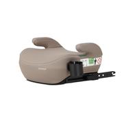 Deryan Cody i-Size R129 Booster Car Seat with cupholders - Suitable from 125-150 cm, Portable, Compact, 6-12 Years (22-36kg), i-Size Backless Child Car Seat, Group 3 (with ISOFIX) Nougat