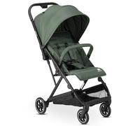 DERYAN Easy Buggy - Lightweight Travel Buggy for Babies & Toddlers - Compact Foldable with Reclining Function & Sun Canopy - Green