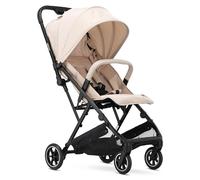 Deryan Easy Travel Buggy - Birth up to 22 kg with Reclining Function - Lightweight & Compact Baby Pushchair (6.5kg) - One Hand Small Foldable, Sun Protection UPF 50+, Large Storage Basket - Taupe