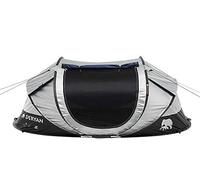 DERYAN Luxe Cocoon - Travel Tent - Pop-Up - Set-up in 2 Seconds - Anti UV - Suitable for 2 Persons - Silver/Black