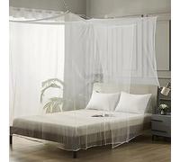 DERYAN Mosquito Net Bed for Double Bed Single Bed, Large Mosquito Net Travel Bed Canopy Mosquito Net Fine Mesh as Mosquito Protection, Fly Net Indoor Outdoor