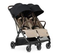 Deryan Rolo X2 V2 Pushchair Buggy 2 in 1 - Buggy Small Foldable - Birth up to 4 Years - Baby Pram per Seat Maximum Load 22 kg - Children's Buggy Foldable - Compact and Foldable - Nougat