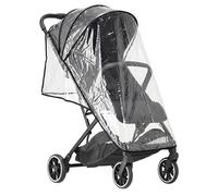 Deryan Rolo/XL Buggy Rain Cover - Windproof & Waterproof Winter Stroller Accessory - Clear Baby Travel Weather Shield for Sun, Dust, and Snow Protection - Compact and Easy Storage - Transparent