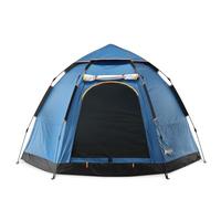 DERYAN XL Pop-Up Beach Tent - 2 Seconds Set Up - For 4 People - UV 50+ - Wind Protection - Dark Inner Tent - Portable & Compact