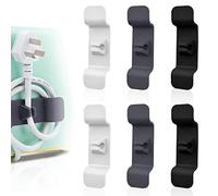 DeryArcle 6Pcs Cord Organizer for Appliances, Tidy Wire Winder for Kitchen Appliance Stick on Cord Wrapper Holder Cable Keeper for Blender Coffee Maker Air Fryer Pressure Cooker