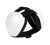 derYEP Dog Earmuffs for Hearing Protection 29dB NRR Ear Muffs Noise Protection (Large, White)