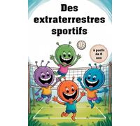 Des extraterrestres sportifs. Mouvement dans l’espace - Le livre de coloriage extraterrestre. Amusement sportif intergalactique - livre de coloriage ... du sport. Peinture avec des Martiens.