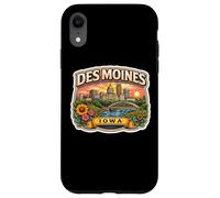 Des Moines Iowa Souvenir City State Capital Memorabilia Case for iPhone XR