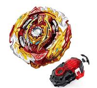 Desamvap Battling Tops, Burst Sparking Superking B-172 World Spriggan Spinning Tops Set with Custom Launcher LR Left Right Spin Gyro Toys for Kids Children Boy