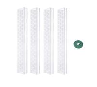 Desattot Plastic Moss Pole for Plants Semi Cylindrical Breathable Structure | Assembly tip: fold along the two crease lines to create a semi-cylindrical pole; avoid rolling it flat to strength.