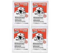 Descaler Powder for Espresso Coffee Machines (4 x 25g Pack) - Premium Limescale Remover & Cleaning Solution - Compatible with Sage/Breville