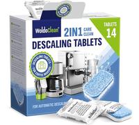 Descaling tablets for bean to cup coffee machines - 14 tabs compatible with Tassimo, Delonghi, Nespresso, Lavazza