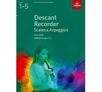 Descant Recorder Scales & Arpeggios, ABRSM Grades 1-5 : from 2018