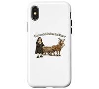 Descartes Before the Horse Philosophy Pun Funny Case for iPhone X/XS