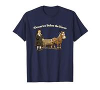 Descartes Before The Horse Philosophy Pun Funny T-Shirt