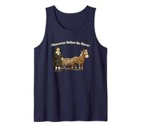 Descartes Before The Horse Philosophy Pun Funny Tank Top