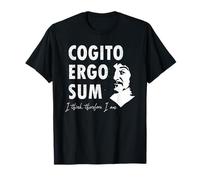 Descartes Cogito Ergo Sum Famous Philosophy Quote T-shirt T-Shirt