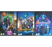 DESCENDANTS 1-3 COMPLETE COLLECTION / 1. DISNEY'S DESCENDANTS / 2. DESCENDANTS 2 / 3. DESCENDANTS 3 = ULTIMATE KENNY ORTEGA 3x DVD UK SET