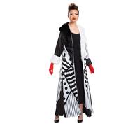 Descendants Cruella Fancy Dress Costume for Women Medium