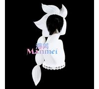 Descendants of Light Sky Yuguang Son Graduation Keel Hairstyle Black and White Color Matching Tie Hair Cos Wig Wig Cosplay Anime Wig Coser