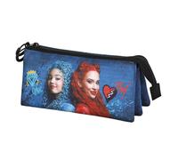 Descendants Wickedly-Triple Pencil Case, Multicolour, 23 x 11 cm